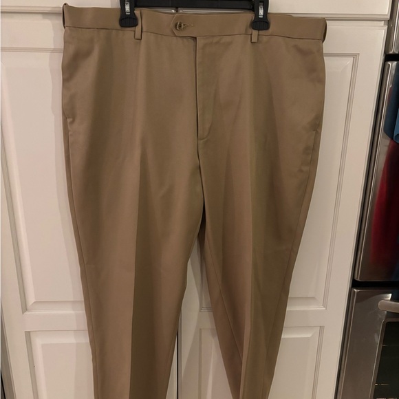 Perry Ellis Portfolio Mens Dress Pants Size 42x30 Sandstone tan‎ - Picture 1 of 5
